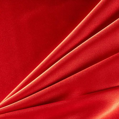 Креп-сатин К33-799 красный однотонный