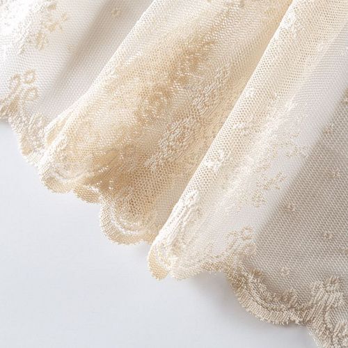 Тюль жаккардовый h-285 см 08-01-00253 бежевый