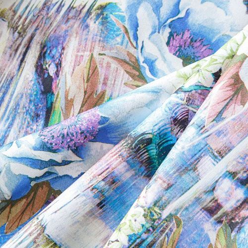 Джинс 015-07878 белый принтованный