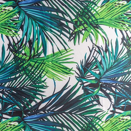 Лайкра К33-108 белый принтованный