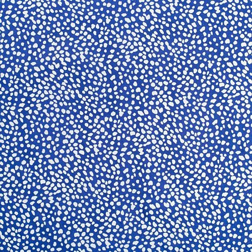 Шелк синтетический 065-01450 синий принтованный