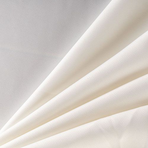 Креп-сатин К33-576 белый однотонный