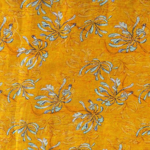 Бемерия снежная К27-152 шафрановый принтованный