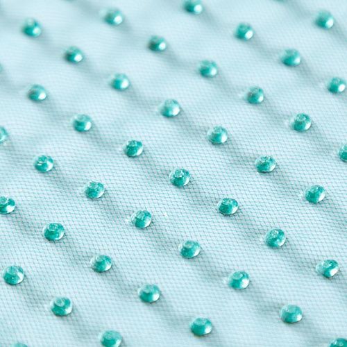 Фатин со стразами 058-10017 бриллиантовый зеленый