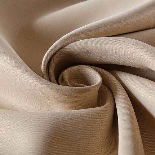 Ткань портьерная L-300 см негорючая блэкаут 10-02-13694 кремовый однотонный