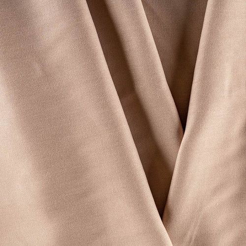 Твил-штапель К33-335 пыльный бежевый однотонный