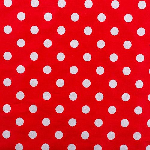 Коттон 063-00998 красный принтованный