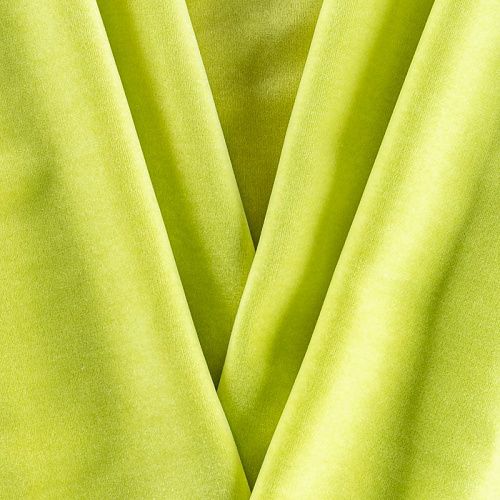 Бархат 002-01190 лаймовый однотонный