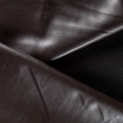 Экокожа на флисе 1020-341-070-0024 шоколадный однотонный