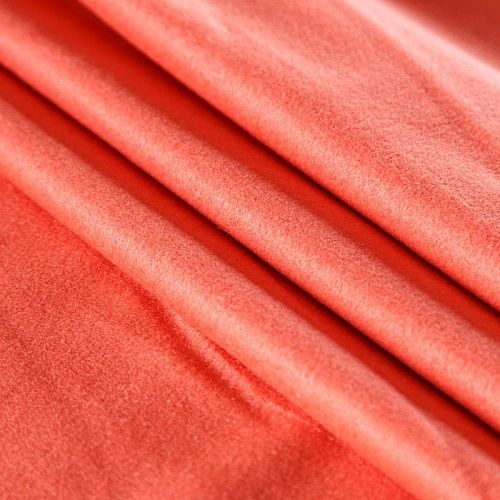 Кашемир 022-09422 оранжево-коралловый однотонный