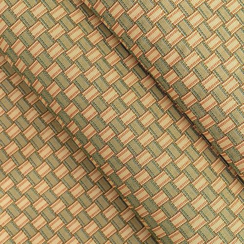 Гобелен гостиный 513-02-11 песочно-зеленый плетенка