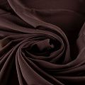 Креп-шифон натуральный К36-147 молочный шоколад однотонный