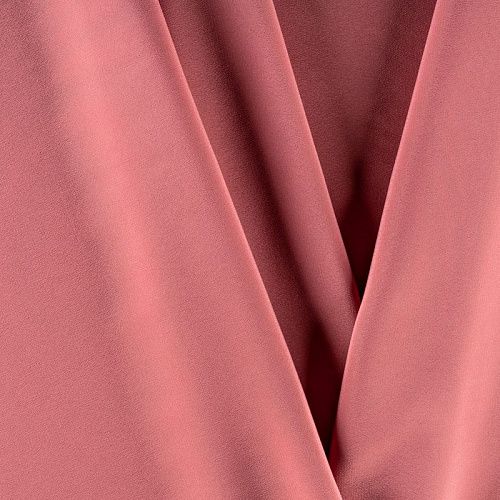 Крепдешин натуральный К36-152 розовый антик однотонный