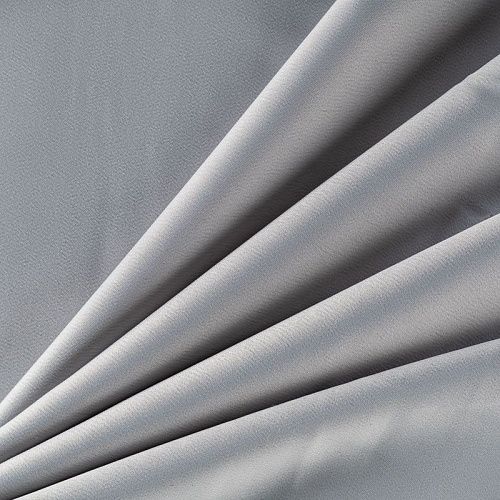 Креп-сатин К33-846 стальной однотонный