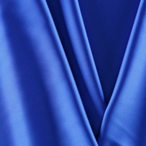 Сатин стрейч 001-09711 васильковый однотонный