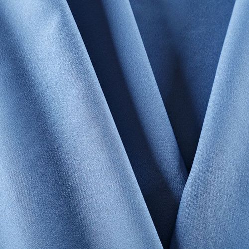 Габардин 011-06660 серо-голубой однотонный