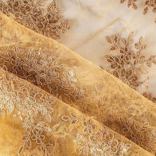 Гипюр К05-532 карамельный