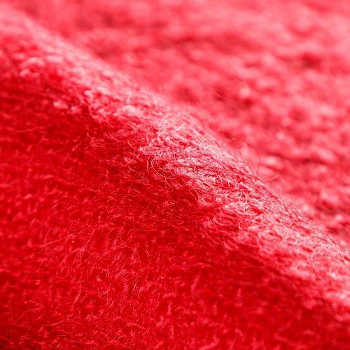 Шерсть-мохер 066-05863 красный однотонный
