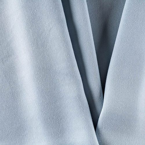 Твил-штапель К33-325 холодный голубой однотонный