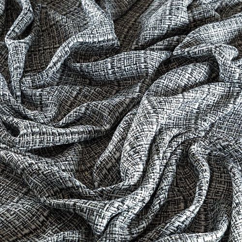 Твид шанель 052-04397 черно-белый