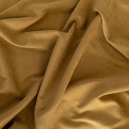 Замша портьерная h-290 см Т417-02-31 горчичный однотонный