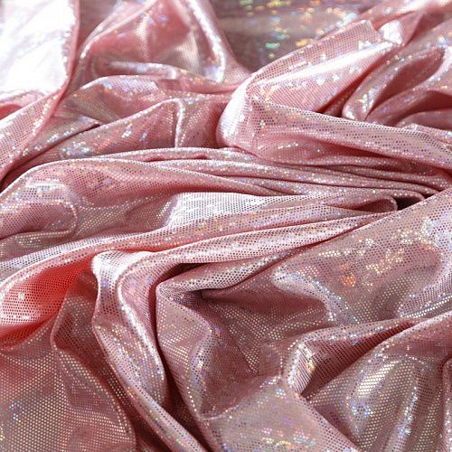 Трикотаж лазер 034-09254 розовый зефир