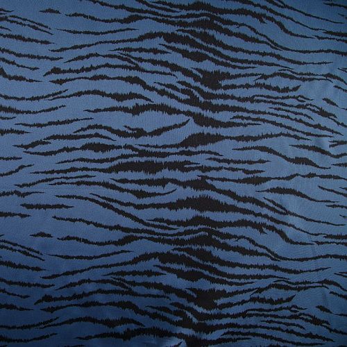 Ткань подкладочная 045-11069 синий принтованный