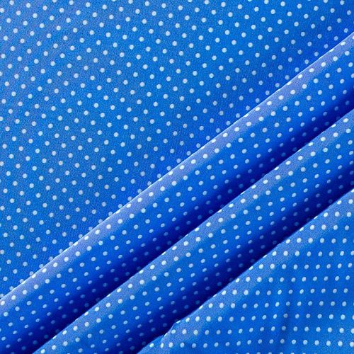 Вискоза 009-00980 синий электрик принтованный