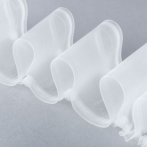 Лента драпировочная 101-6961 волна эффект люверсов 1:2,5 прозрачная