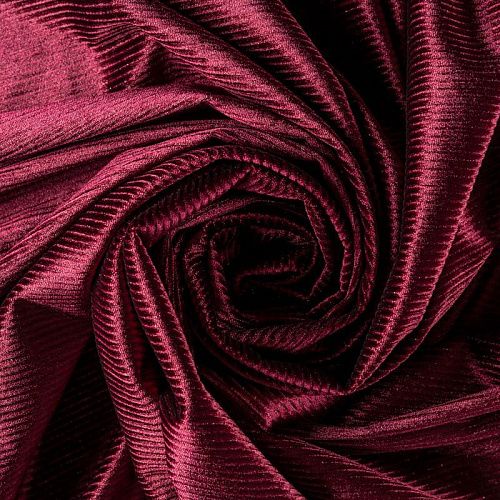 Бархат с люрексом К33-548 марсала однотонный Col.3