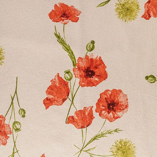 Ткань портьерная Н-280 см Т449-02-13 песочный принтованный