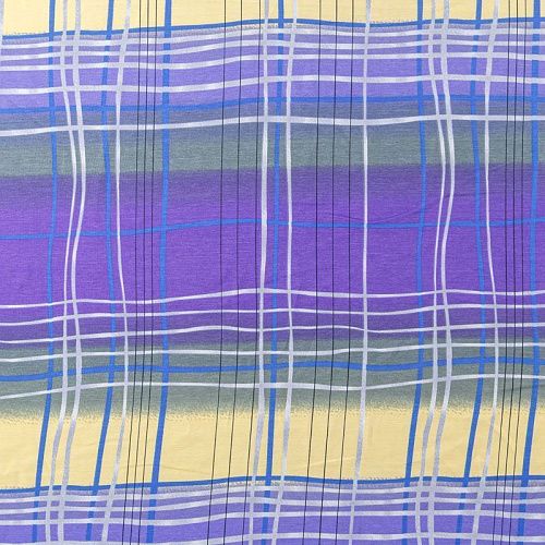 Креп 026-08243 фиолетовый принтованный