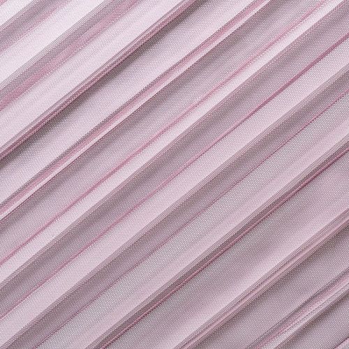 Тюль сетка-гофре Т263-01-78 пудрово-лиловый однотонный