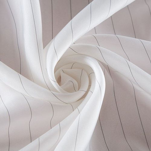 Ткань подкладочная 045-11147 белый принтованный