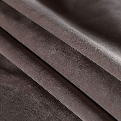 Ткань мебельная микровелюр 22-02-08974 кофейный однотонный