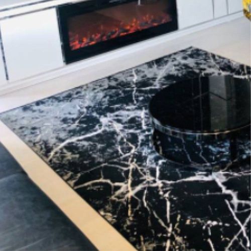 Ковер прямоугольный 240х340 см Woolknot Craft M233H черный