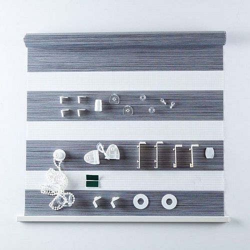 Штора рулонная Day&Night 80х160 см 7795837 графит