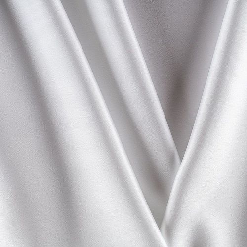 Сатин стрейч К33-402 молочный однотонный