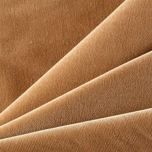 Бархат 002-06315 карамельный однотонный