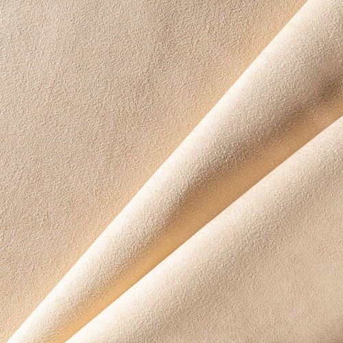 Замша портьерная 13-02-00464 теплый песочный однотонный