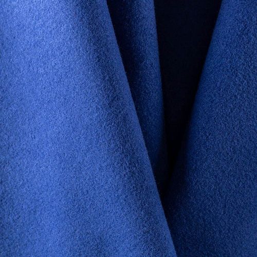 Ткань пальтовая К25-945 сине-голубой однотонный