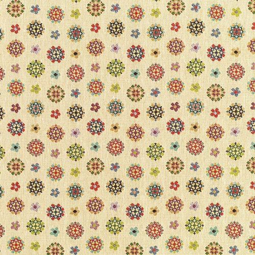 Гобелен гостиный Т472-02-05 песочный снежинки