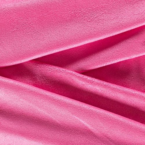 Замша искусственная 018-02326 розовый однотонный
