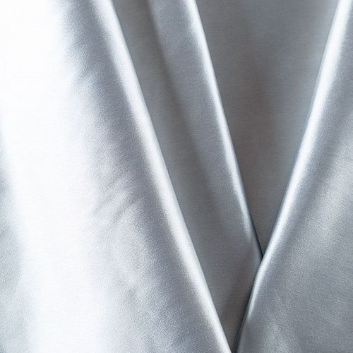 Атлас ватуссо К4-651 серебристый однотонный