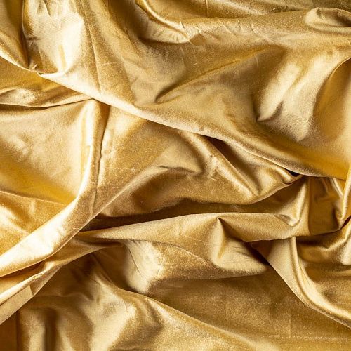 Дикий шелк К16-086 золотисто-желтый однотонный