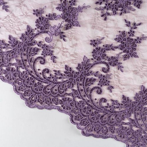 Гипюр К05-533 брусничный