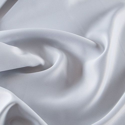 Ткань портьерная L-300 см негорючая блэкаут 10-02-13692 белый однотонный