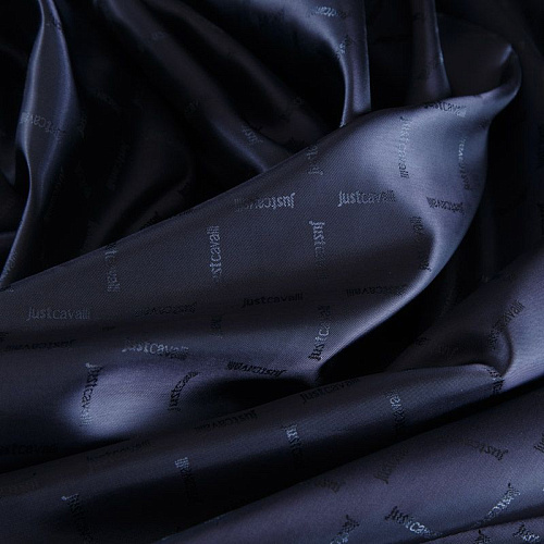 Ткань подкладочная Cavalli 045-16712 черный жаккардовый