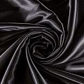 Креп-сатин К33-797 черный однотонный
