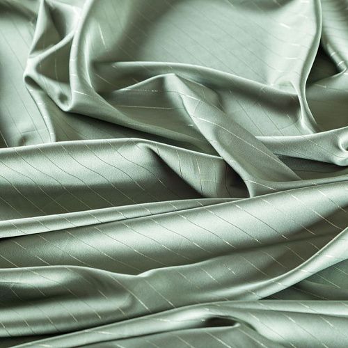 Шелк синтетический с люрексом 065-04159 фисташковый